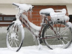 Eis-Fahrrad